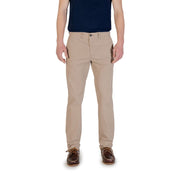 Borghese Beige Cotton Skinny Pants