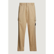 Calvin Klein Jeans Beige Recycled Cotton Cargo Pants