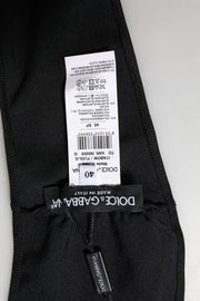 Dolce & Gabbana Black Nylon Blend Bandeau Strapless Tube  Top