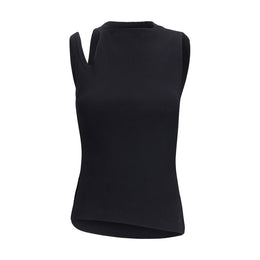 Courrèges Black Cotton Top