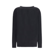 Jil Sander Black Wool Sweatshirt