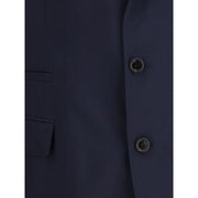 Brunello Cucinelli Blue Wool Blazer