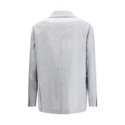 Brunello Cucinelli Gray Wool Blazer
