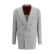 Brunello Cucinelli Gray Wool Blazer