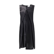 Margiela Black Acetate Casual Dress