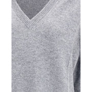 Jil Sander Gray Wool Sweatshirt