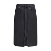 Margiela Black Polyester Midi Skirt