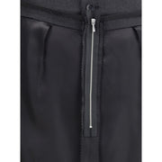 Margiela Black Polyester Midi Skirt