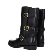Celine Black Leather Boots