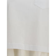 Sacai White Cotton T-Shirt
