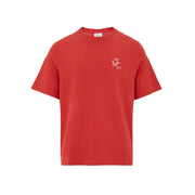 Maison Kitsuné Red Cotton T-Shirt
