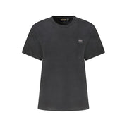 Napapijri Black Cotton T-Shirt