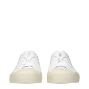 Veja White Fabric Low Top Sneakers