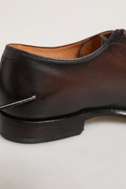 Dolce & Gabbana Brown Leather Lace Up Dress Men Derby Shoes