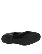 Dolce & Gabbana Black Leather Lace Up Derby Formal Dress Shoes