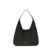 Michael Kors Black Calf Leather Bos Taurus Shoulder Bag