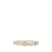 Valentino Garavani White Leather Regular Belt