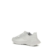 Dolce & Gabbana White Polyamide Athletic Sneakers