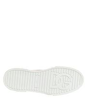 Dolce & Gabbana Multicolor Cotton High Top Men Sneakers Shoes