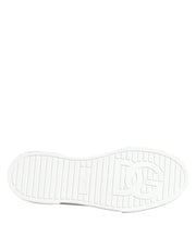 Dolce & Gabbana Multicolor Cotton Logo Low Top Sneakers Shoes
