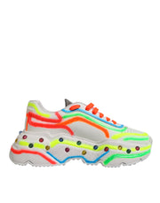 Dolce & Gabbana Multicolor Daymaster Low Top Sneakers Shoes