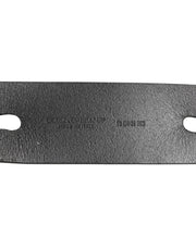 Dolce & Gabbana Black Double Strap Leather Silver Buckle Belt