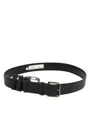 Dolce & Gabbana Black Key Ring Clip Attachments Buckle Belt