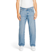 Jack Jones Blue Cotton Relaxed Fit Jeans