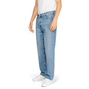 Jack Jones Blue Cotton Relaxed Fit Jeans
