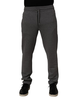 Dolce & Gabbana Gray Cotton Jogger Sweatpants Trouser Pants