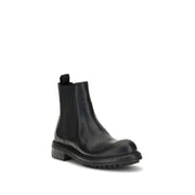 Dolce & Gabbana Black Calf Leather Bos Taurus Chelsea Boots