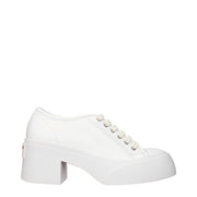 Marni White Leather Platform Sneakers