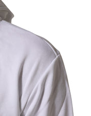 Dolce & Gabbana White Sacred Heart Hooded Sweatshirt Sweater