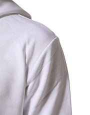 Dolce & Gabbana White Sacred Heart Hooded Sweatshirt Sweater