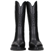 Christian Dior Black Cotton Boots