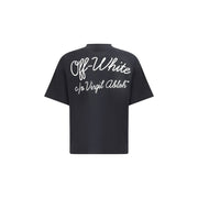 Off-White Black Cotton T-Shirt