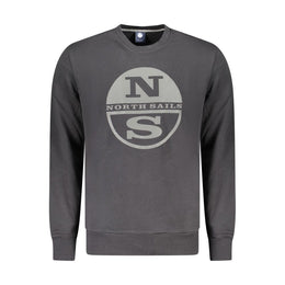 North Sails Black Cotton Sweatshirt