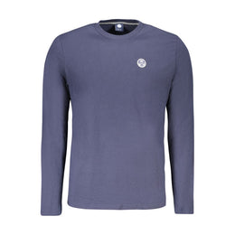 North Sails Blu Cotton Men T-Shirt