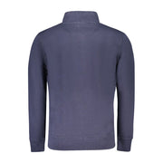 North Sails Blue Cotton Men Sweatshirt