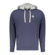 North Sails Blue Cotton Men's Hoodie