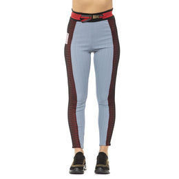 Mr&Mrs Italy Light Blue Cotton Women Leggings