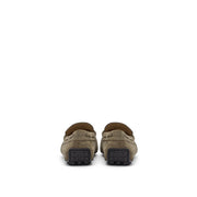 Tod's Beige Suede Leather Moccassin