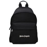 Palm Angels Black Fabric Backpack
