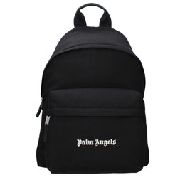 Palm Angels Black Fabric Backpack