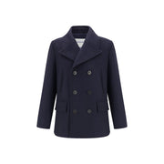 Burberry Blue Wool Coat