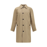 Burberry Brown Cotton Coat