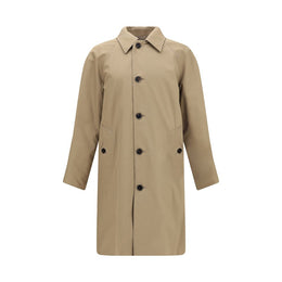 Burberry Brown Cotton Coat