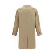 Burberry Brown Cotton Coat