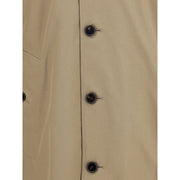 Burberry Brown Cotton Coat