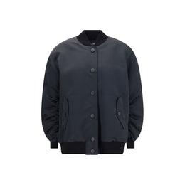 Dolce & Gabbana Black Polyester Bomber